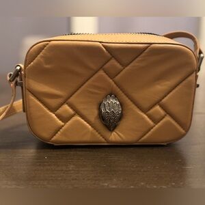 Kurt Geiger Tan Quilted Crossbody Bag